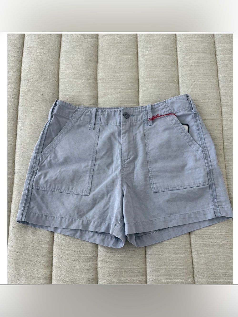 THE GREAT. G1 Field Tested Surplus Cotton Shorts Lavender Size 10